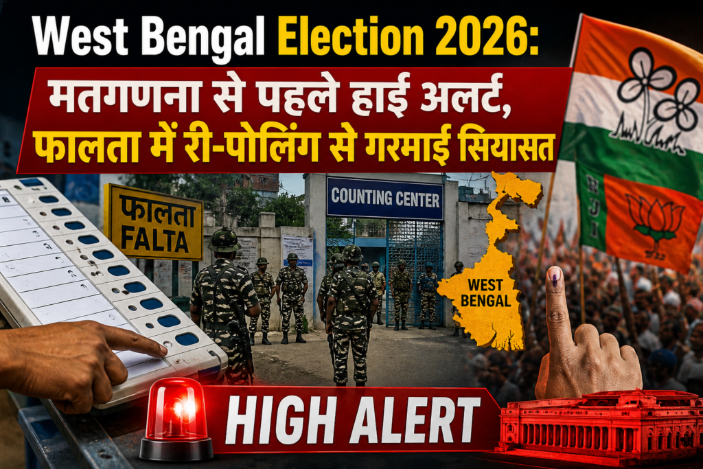 मतगणना से पहले हाई अलर्ट