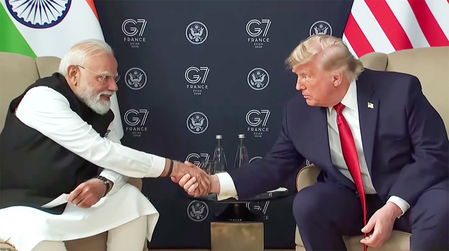 मोदी-ट्रंप की फोन पर बातचीत